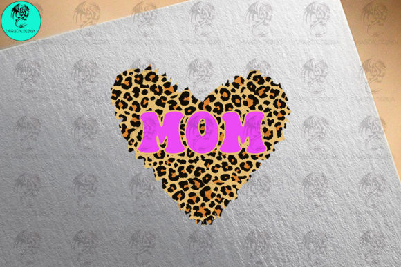 Mom Heart Leopard Svg: Graphics for Crafts & Blogs