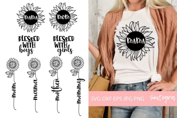 Mom Life Quotes Bundle SVG for Crafts & Graphics