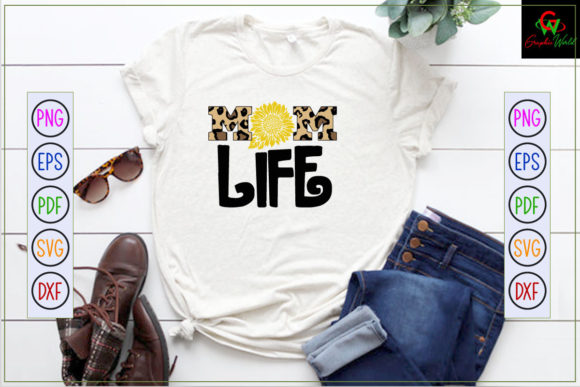 Mom Life Sublimation Svg for Crafts & Graphics