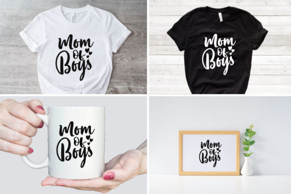 Mom of Boys SVG: Crafts & Graphics Review